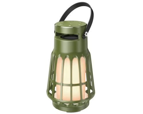 Портативна колонка HOCO BS61 Wild fun outdoor camping light BT speaker Olive Green