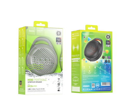 Портативна колонка HOCO HC24 Hearty sports BT speaker Gray