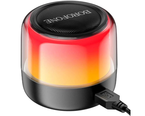 Портативна колонка BOROFONE BP12 Colorful BT wired 2-in-1 computer speaker Black