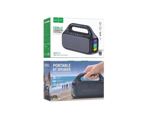 Акустична система HOCO HC47 Delight BT speaker Blue mag-6942007673297153762