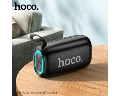 Акустична система HOCO HC25 Radiante sports BT speaker Black mag-6942007618847141559