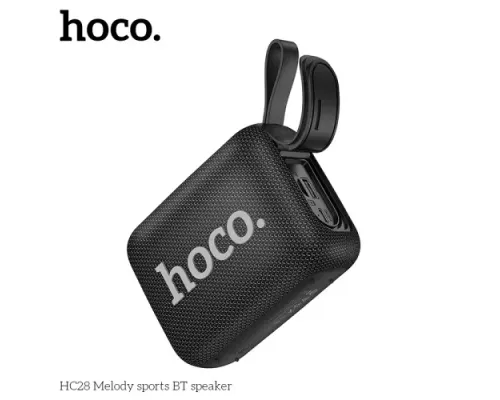 Акустична система HOCO HC28 Melody sports BT speaker Black mag-6942007632720145052