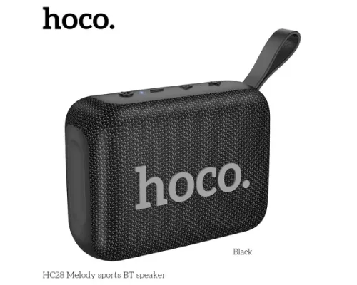 Акустична система HOCO HC28 Melody sports BT speaker Black mag-6942007632720145052