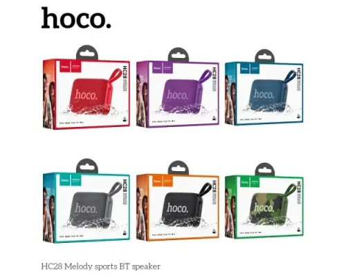 Акустична система HOCO HC28 Melody sports BT speaker Black mag-6942007632720145052
