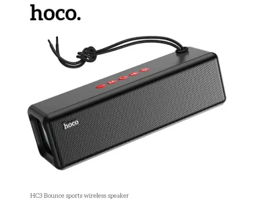 Акустична система HOCO HC3 Bounce sports wireless speaker Black mag-6931474741639153025