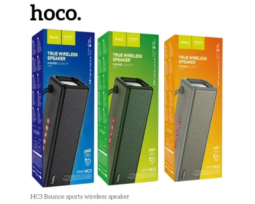 Акустична система HOCO HC3 Bounce sports wireless speaker Black mag-6931474741639153025