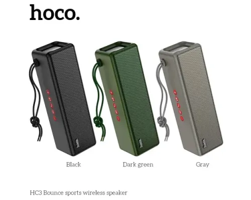 Акустична система HOCO HC3 Bounce sports wireless speaker Black mag-6931474741639153025