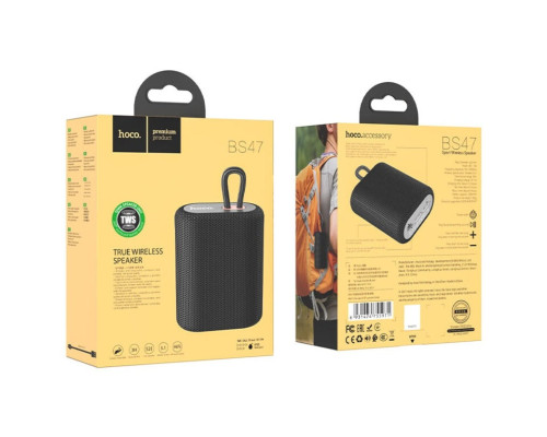 Портативна колонка HOCO BS47 Uno sports BT speaker Black