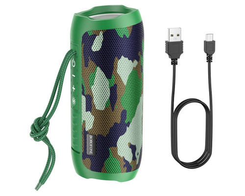 Портативна колонка BOROFONE BR21 Sports BT speaker Camouflage Green