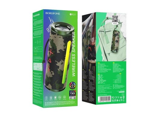 Портативна колонка BOROFONE BR31 Gamble sports BT speaker Camouflage