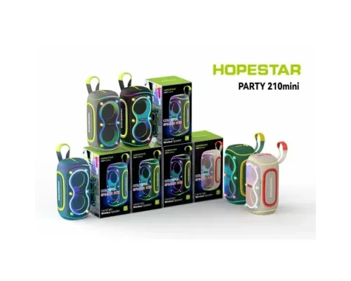 Колонка Bluetooth HOPESTAR PARTY210 MINI LED 30W Blue mag-2000001642344152201
