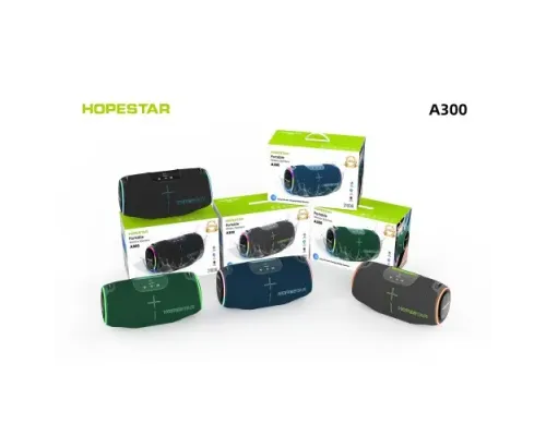 Колонка Bluetooth HOPESTAR A300 with 1pcs microphone 150W Black mag-2000001668221153413