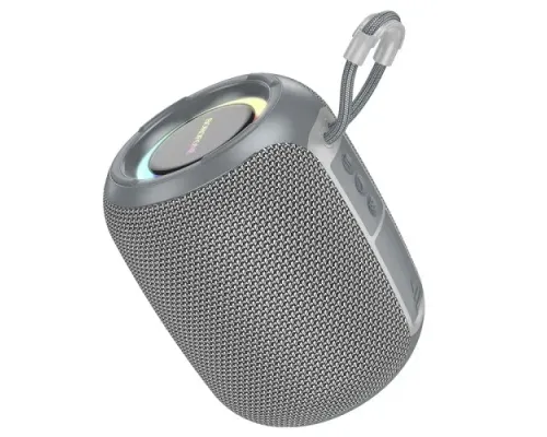 Акустична система BOROFONE BR36 Lucy sports BT speaker темно сіра mag-6941991104398146036