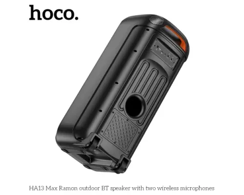 Акустична система HOCO HA13 Max Ramon outdoor BT speaker with two wireless Black mag-6942007643627144197