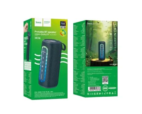Акустична система HOCO HC36 Brocade sports BT speaker Navy blue mag-6942007658768146750
