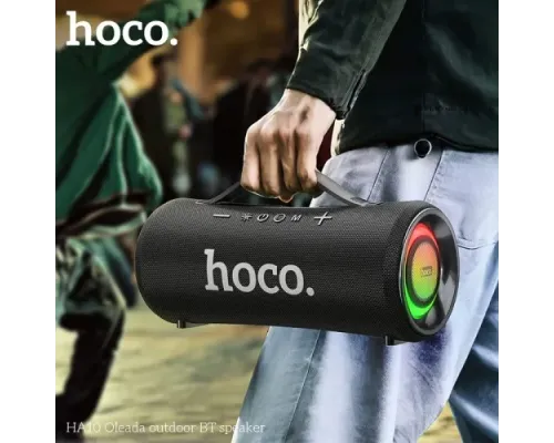 Акустична система HOCO HA10 Oleada outdoor BT speaker Black mag-6942007635608152121