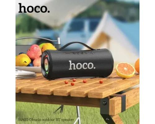 Акустична система HOCO HA10 Oleada outdoor BT speaker Black mag-6942007635608152121