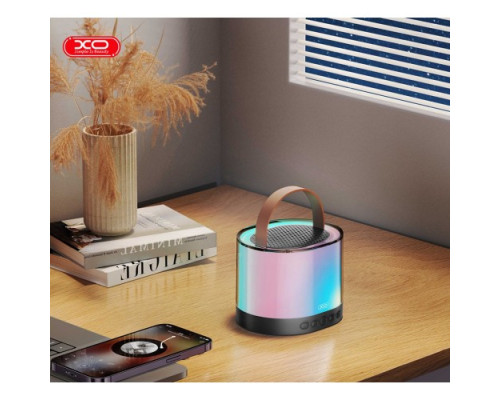 Акустична система XO F47 Aurora Atmosphere Light Bluetooth Audio with Microphone Чорна mag-6920680855698140384