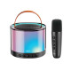 Акустична система XO F47 Aurora Atmosphere Light Bluetooth Audio with Microphone Чорна mag-6920680855698140384