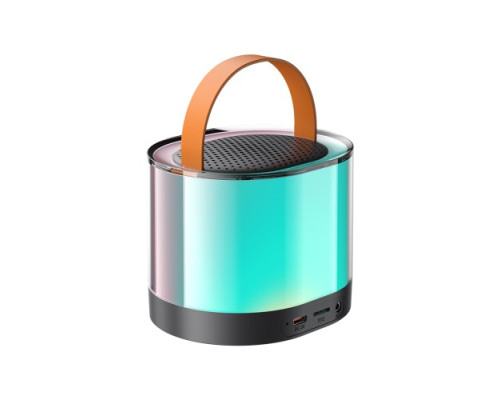 Акустична система XO F47 Aurora Atmosphere Light Bluetooth Audio with Microphone Чорна mag-6920680855698140384