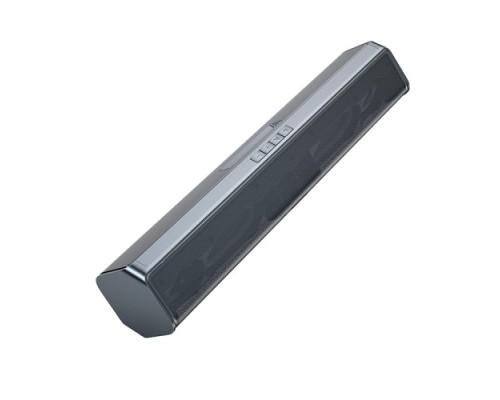 Акустична система HOCO BS49 Dazzling sound desktop wireless speaker Metal Grey mag-6931474766274141550