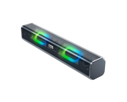 Акустична система HOCO BS49 Dazzling sound desktop wireless speaker Metal Grey mag-6931474766274141550