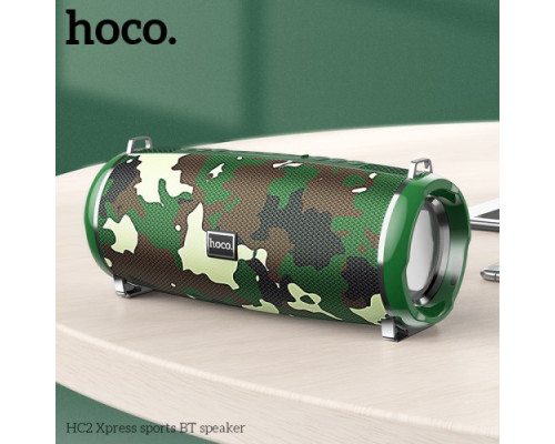 Акустична система HOCO HC2 Xpress sports wireless speaker Camouflage green mag-6931474738721141539