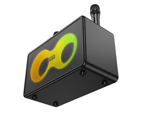 Портативна колонка HOCO HA8 Ave wireless dual-mic outdoor BT speaker Black (6942007629843)