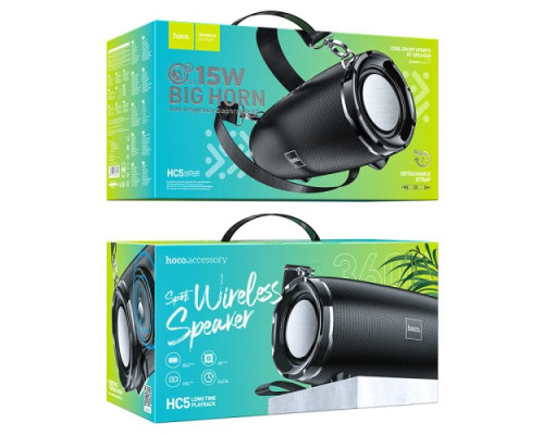 Акустична система HOCO HC5 Cool Enjoy sports BT speaker Black (уценка) mag-2000001391068143037