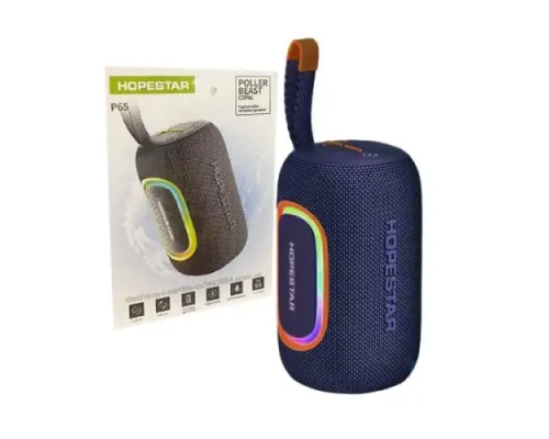 Колонка Bluetooth HOPESTAR P65 LED 20W Dark blue mag-2000001463642152202