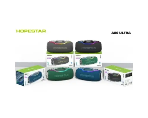 Колонка Bluetooth HOPESTAR A80 ULTRA with 1pc micrphone 650W Grey mag-2000001682319153909
