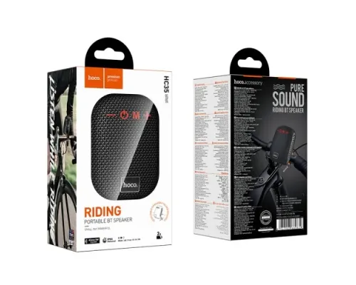 Акустична система HOCO HC35 Fun outdoor riding BT speaker black mag-6942007660839146751