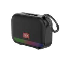 Акустична система XO F66 Illuminated Small Portable Speaker Чорна mag-6975837583313141118