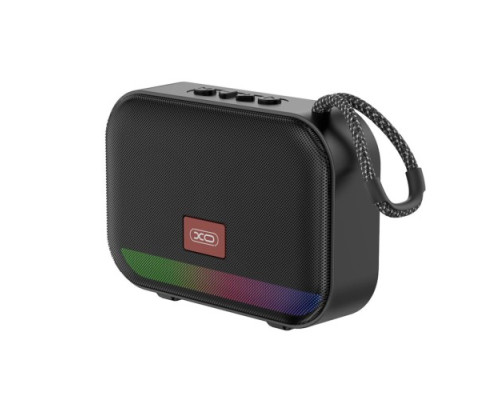 Акустична система XO F66 Illuminated Small Portable Speaker Чорна mag-6975837583313141118