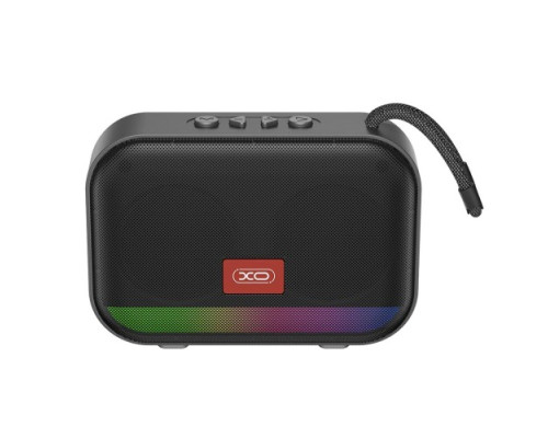 Акустична система XO F66 Illuminated Small Portable Speaker Чорна mag-6975837583313141118