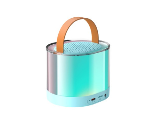 Акустична система XO F47 Aurora Atmosphere Light Bluetooth Audio with Microphone Синя mag-6920680855704140385