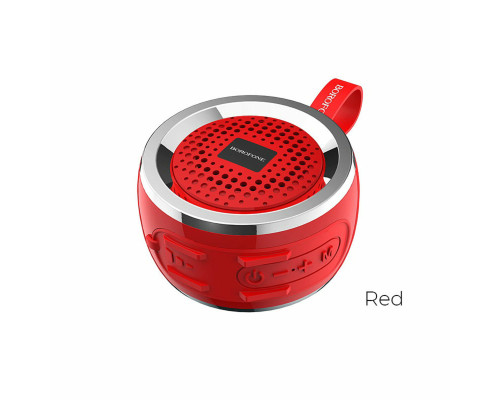 Портативна колонка BOROFONE BR2 Aurora sports wireless speaker Red