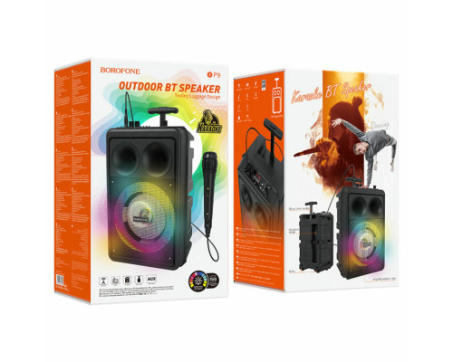 Портативна колонка BOROFONE BP9 Dancing outdoor BT speaker Black