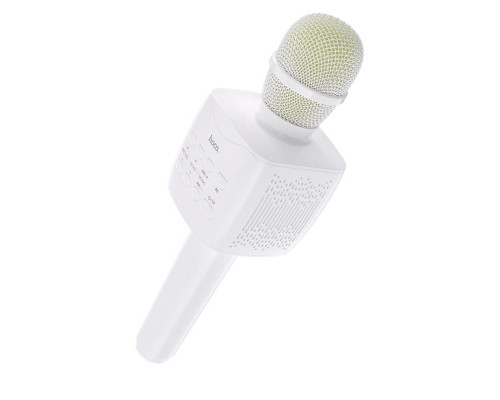 Портативна колонка HOCO BK5 Cantando karaoke microphone White