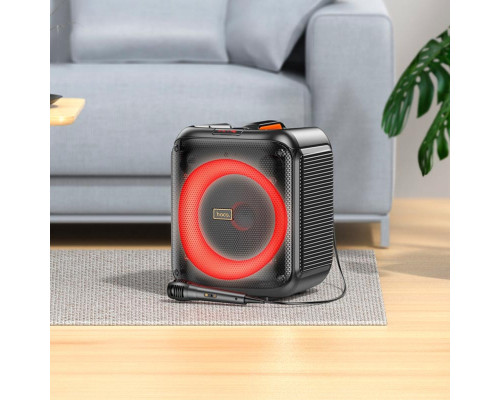 Портативна колонка HOCO HA1 Graceful outdoor BT speaker Black (6931474799951)