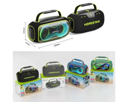 Колонка Bluetooth HOPESTAR PARTYBOX 150 40W Green mag-2000001642313146906