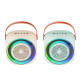 Акустична система XO F42 Dazzling RGB Bluetooth Karaoke Stereo with Microphone Синя mag-6920680847303140366