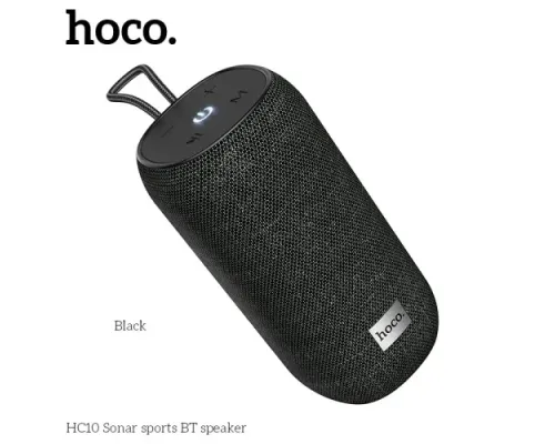 Акустична система HOCO HC10 Sonar sports BT speaker Black mag-6931474760302144413