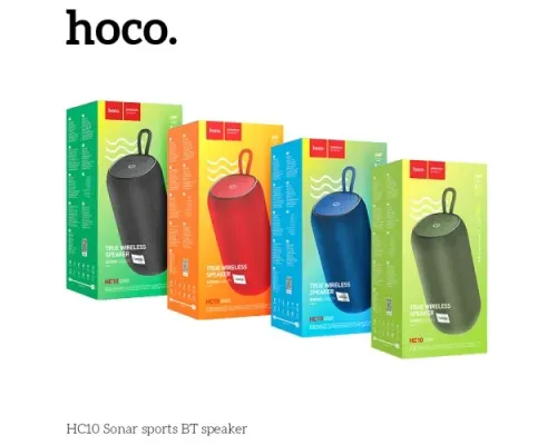 Акустична система HOCO HC10 Sonar sports BT speaker Black mag-6931474760302144413