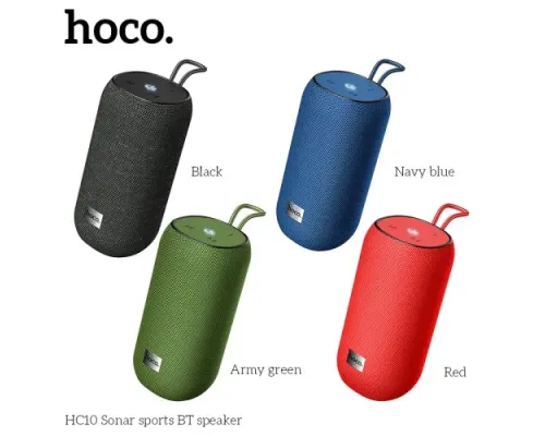 Акустична система HOCO HC10 Sonar sports BT speaker Black mag-6931474760302144413