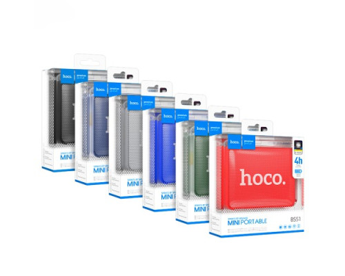 Акустична система HOCO BS51 Gold brick sports BT speaker Black mag-6931474780737141552