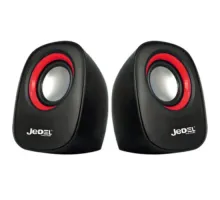 Комп ютерна колонка JEDEL M600 USB+AUX 3W*2 Black-red mag-2000001656211152033