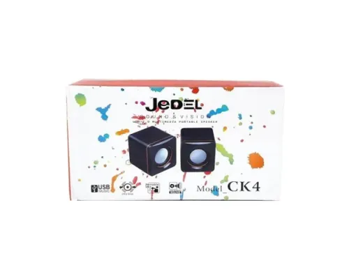 Комп ютерна колонка JEDEL СК4 USB+AUX 3W*2 Black mag-2000001656228152034