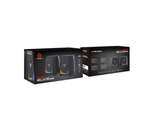 Комп'ютерні колонки Fantech GS205 Hellscream м`ята упаковка Колір Чорний 2020000377610