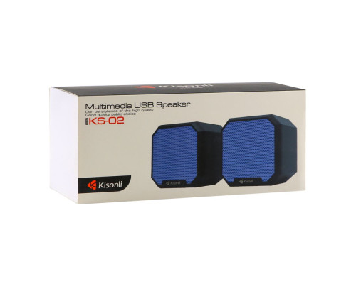 Комп'ютерні колонки Kisonli KS-02 Колір Сірий 2020000366959